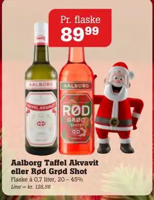 Poetzsch Padborg Aalborg Taffel Akvavit eller Rød Grød Shot, DKK 89.99 tilbud