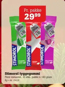 Poetzsch Padborg Stimorol tyggegummi, DKK 29.99 tilbud