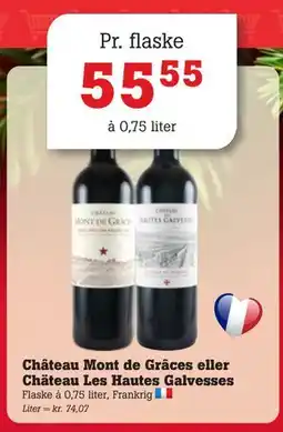 Poetzsch Padborg Château Mont de Grâces eller Chäteau Les Hautes Galvesses, DKK 55.55 tilbud