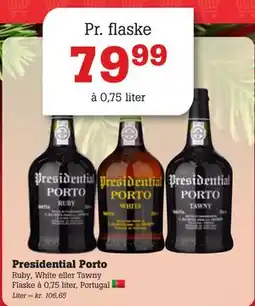 Poetzsch Padborg Presidential Porto, DKK 79.99 tilbud