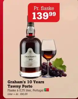 Poetzsch Padborg Graham's 10 Years Tawny Porto, DKK 139.99 tilbud