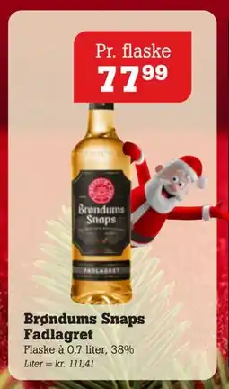 Poetzsch Padborg Brøndums Snaps Fadlagret, DKK 77.99 tilbud