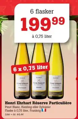 Poetzsch Padborg Henri Ehrhart Réserve Particulière, DKK 199.99 tilbud