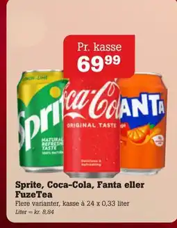 Poetzsch Padborg Sprite, Coca-Cola, Fanta eller FuzeTea, DKK 69.99 tilbud