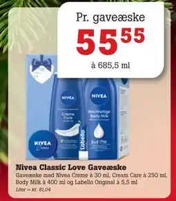 Poetzsch Padborg Nivea Classic Love Gaveæske, DKK 55.55 tilbud