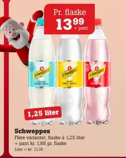 Poetzsch Padborg Schweppes, DKK 13.99 tilbud