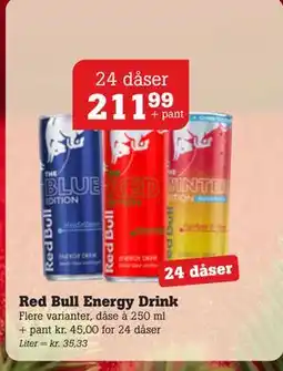 Poetzsch Padborg Red Bull Energy Drink, DKK 211.99 tilbud