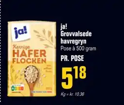 Poetzsch Padborg ja! Grovvalsede havregryn, DKK 5.18 tilbud