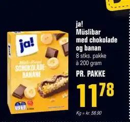 Poetzsch Padborg ja! Müslibar med chokolade og banan, DKK 11.78 tilbud