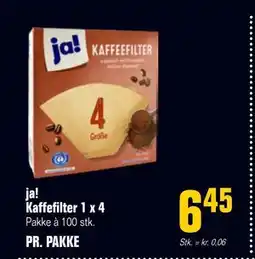 Poetzsch Padborg ja! Kaffefilter 1 x 4, DKK 6.45 tilbud