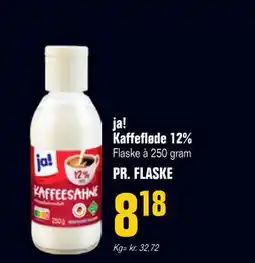 Poetzsch Padborg ja! Kaffefløde 12%, DKK 8.18 tilbud