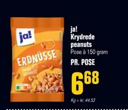 Poetzsch Padborg ja! Krydrede peanuts, DKK 6.68 tilbud