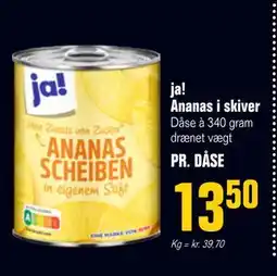 Poetzsch Padborg ja! Ananas i skiver, DKK 13.5 tilbud