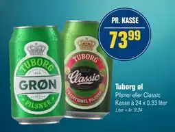 Otto Duborg Tuborg øl, DKK 73.99 tilbud