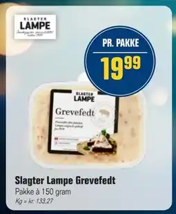 Otto Duborg Slagter Lampe Grevefedt, DKK 19.99 tilbud