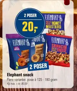 Otto Duborg Elephant snack, DKK 20 tilbud
