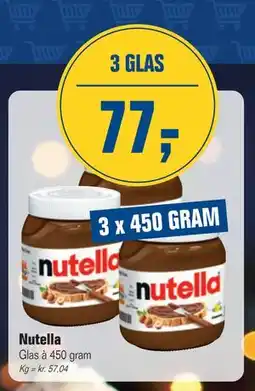 Otto Duborg Nutella, DKK 77 tilbud