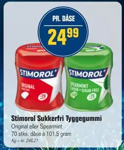 Otto Duborg Stimorol Sukkerfri Tyggegummi, DKK 24.99 tilbud