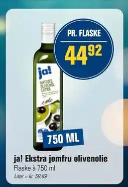 Otto Duborg ja! Ekstra jomfru olivenolie, DKK 44.92 tilbud