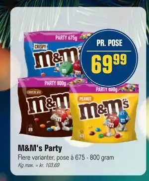 Otto Duborg M&M's Party, DKK 69.99 tilbud