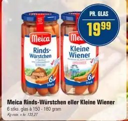 Otto Duborg Meica Rinds-Würstchen eller Kleine Wiener, DKK 19.99 tilbud