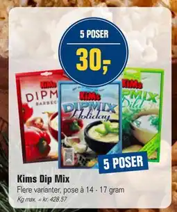 Otto Duborg Kims Dip Mix, DKK 30 tilbud