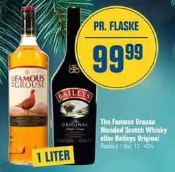 Otto Duborg The Famous Grouse Blended Scotch Whisky eller Baileys Original, DKK 99.99 tilbud