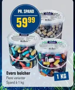 Otto Duborg Evers bolcher, DKK 59.99 tilbud