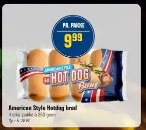 Otto Duborg American Style Hotdog brød, DKK 9.99 tilbud