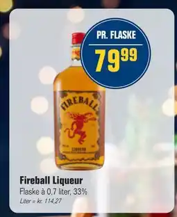 Otto Duborg Fireball Liqueur, DKK 79.99 tilbud