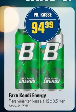 Otto Duborg Faxe Kondi Energy, DKK 94.99 tilbud