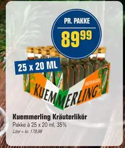 Otto Duborg Kuemmerling Kräuterlikör, DKK 89.99 tilbud