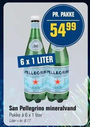 Otto Duborg San Pellegrino mineralvand, DKK 54.99 tilbud