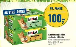 Otto Duborg Kitekat Mega Pack vådfoder til katte, DKK 100 tilbud