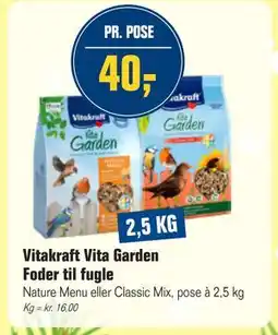 Otto Duborg Vitakraft Vita Garden Foder til fugle, DKK 40 tilbud