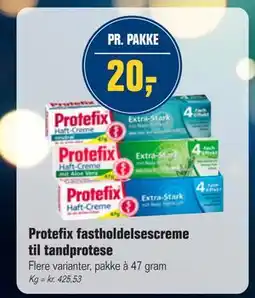 Otto Duborg Protefix fastholdelsescreme til tandprotese, DKK 20 tilbud