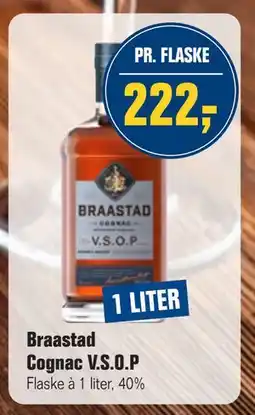 Otto Duborg Braastad Cognac V.S.O.P, DKK 222 tilbud