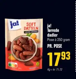 Otto Duborg ja! Tørrede dadler, DKK 17.93 tilbud