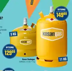 Otto Duborg Kosan flaskegas tilbud