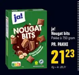 Otto Duborg ja! Nougat bits, DKK 21.23 tilbud