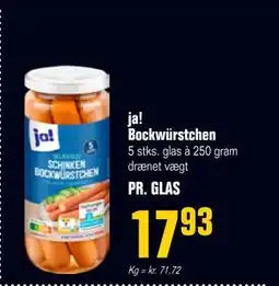 Otto Duborg ja! Bockwürstchen, DKK 17.93 tilbud
