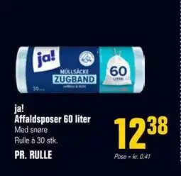 Otto Duborg ja! Affaldsposer 60 liter, DKK 12.38 tilbud