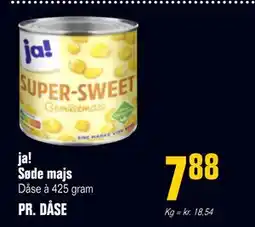 Otto Duborg ja! Søde majs, DKK 7.88 tilbud