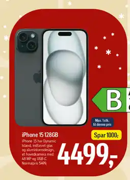 Føtex IPHONE 15128gb tilbud