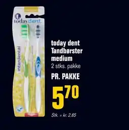 Otto Duborg today dent Tandbørster medium, DKK 5.7 tilbud