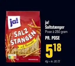 Otto Duborg ja! Saltstænger, DKK 5.18 tilbud