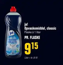 Otto Duborg ja! Opvaskemiddel, classic, DKK 9.15 tilbud