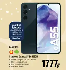Føtex SAMSUNG Galaxy a55 5g 128gb tilbud