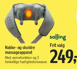 Føtex Nakke- og skuldre massageapparat tilbud