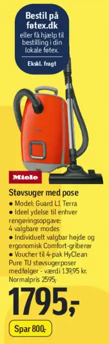 Føtex MIELE Støvsuger med pose tilbud